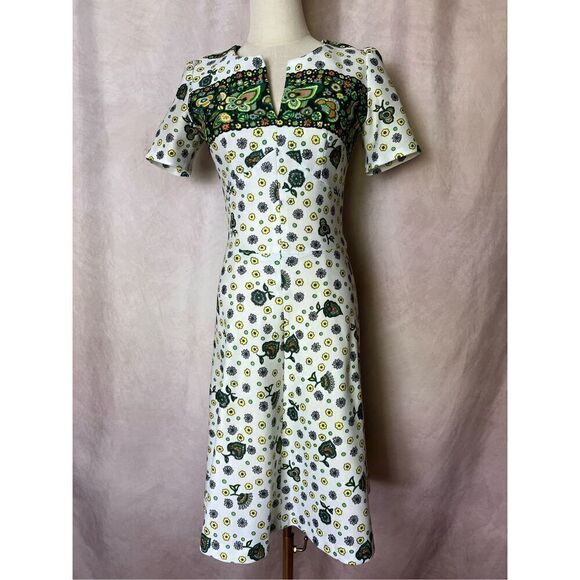 Vintage Shift Dress Flower Power - Picture 1 of 7